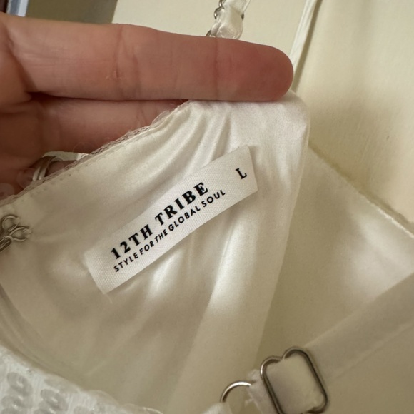 12th Tribe Emmy White Sequin Micro Mini Dress - Picture 5 of 5